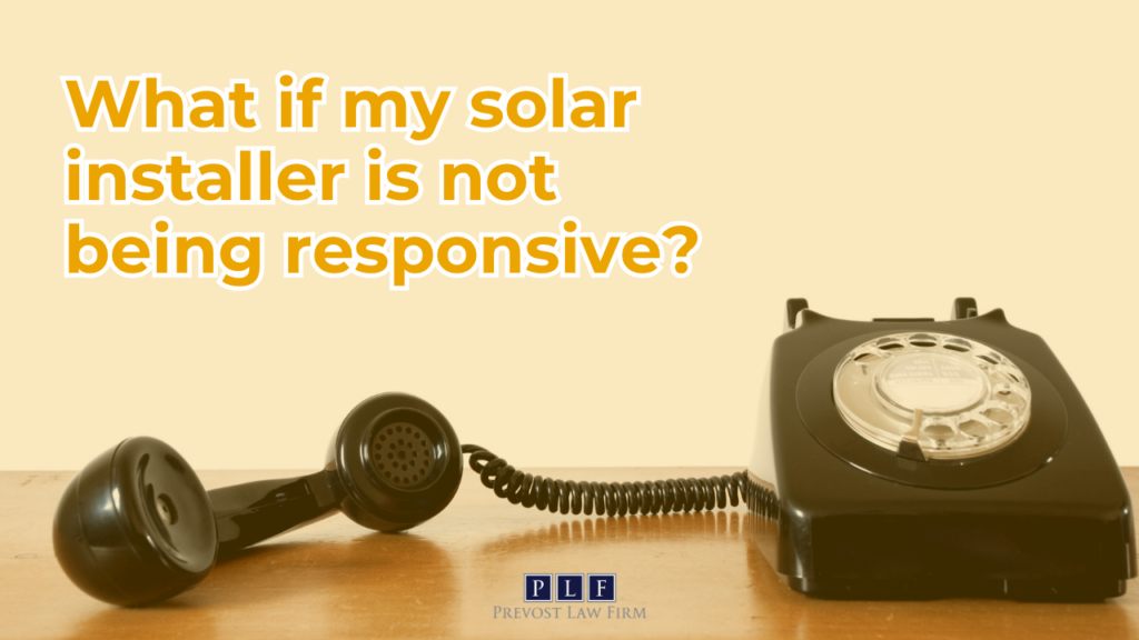 What If My Installer Is Not Being Responsive