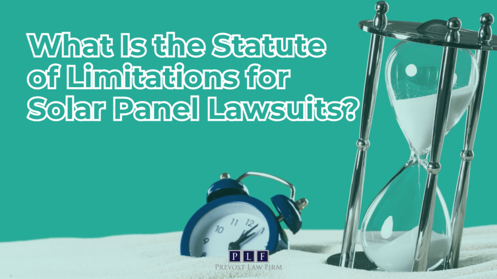 What Is the Statute of Limitations for Solar Panel Lawsuits?