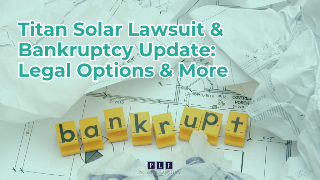 Titan Solar Lawsuit & Bankruptcy Update: Legal Options & More